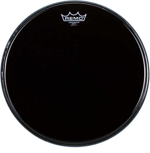 Remo ebony ambassador drumhead - remo,